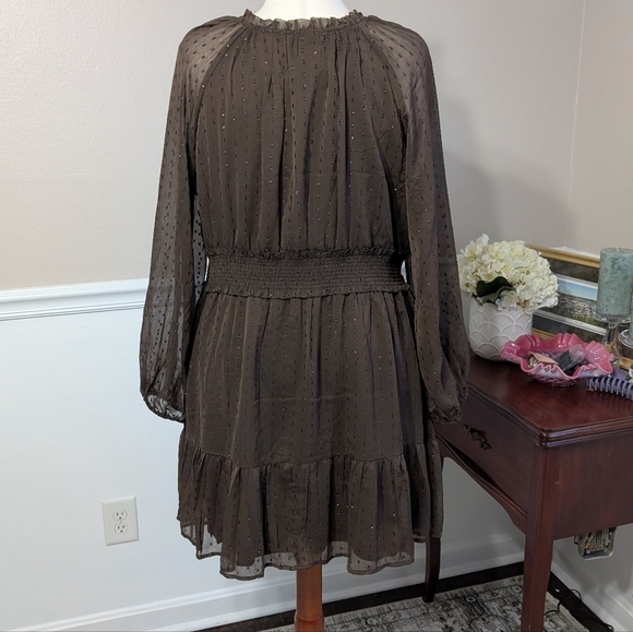 3/$30 Old Navy Brown Mini Dress - Picture 7 of 9
